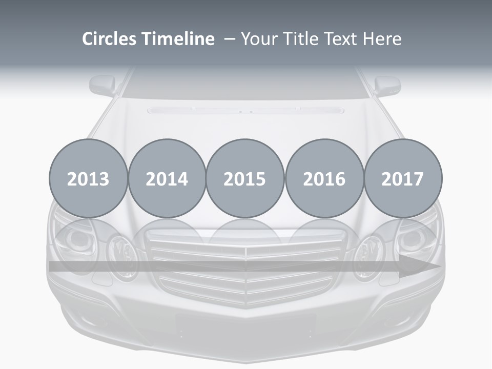 Looking Up At The Sky PowerPoint Template