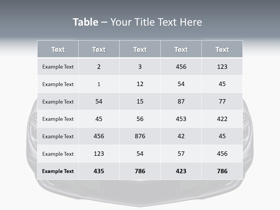 Looking Up At The Sky PowerPoint Template
