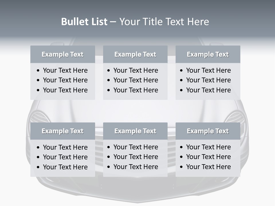 Looking Up At The Sky PowerPoint Template