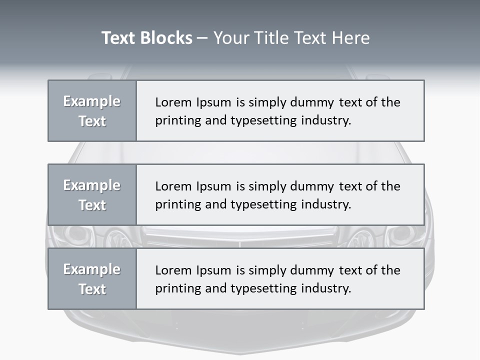 Looking Up At The Sky PowerPoint Template
