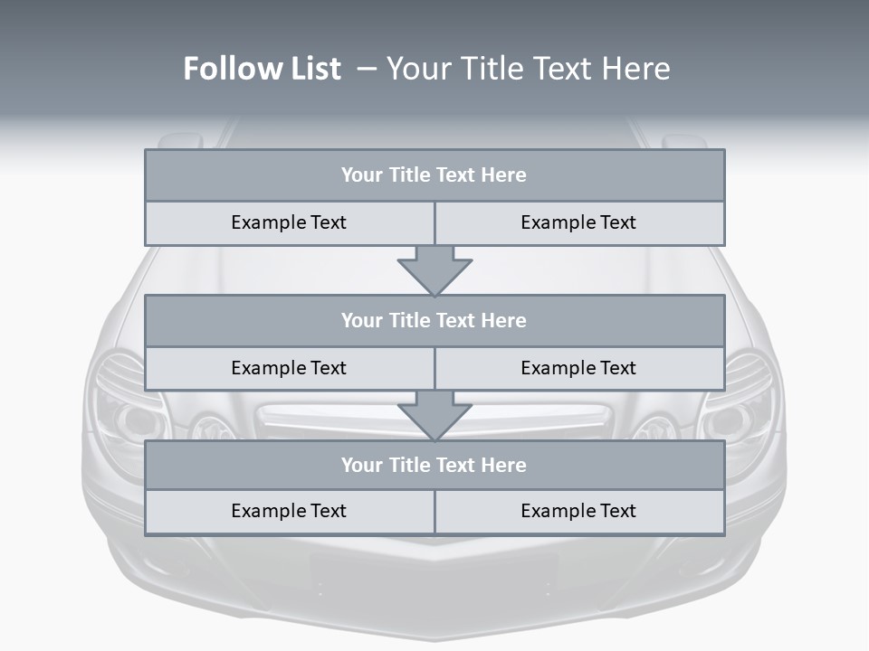 Looking Up At The Sky PowerPoint Template