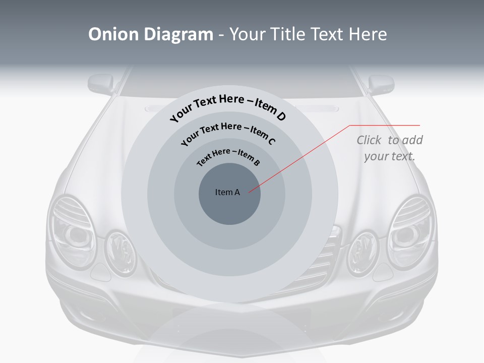 Looking Up At The Sky PowerPoint Template