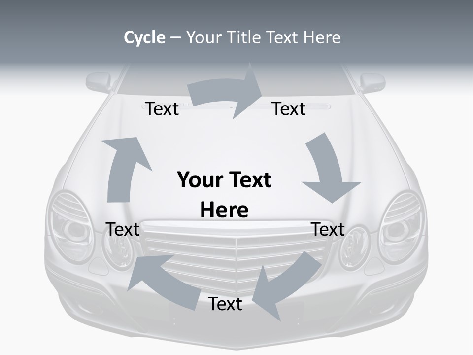 Looking Up At The Sky PowerPoint Template