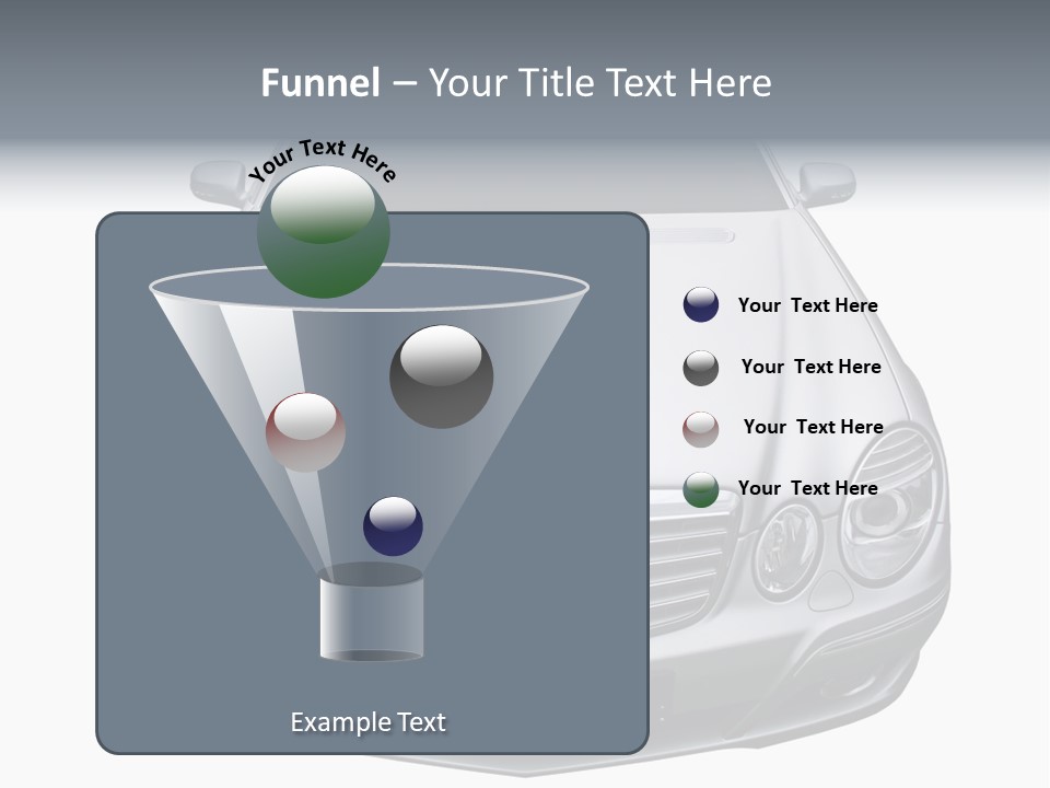 Looking Up At The Sky PowerPoint Template