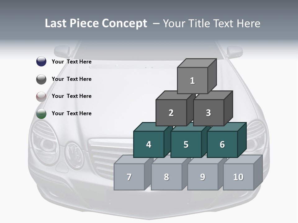 Looking Up At The Sky PowerPoint Template