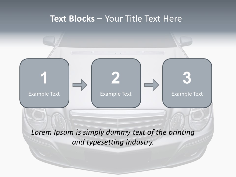 Looking Up At The Sky PowerPoint Template
