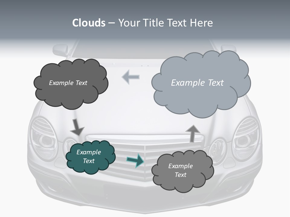 Looking Up At The Sky PowerPoint Template