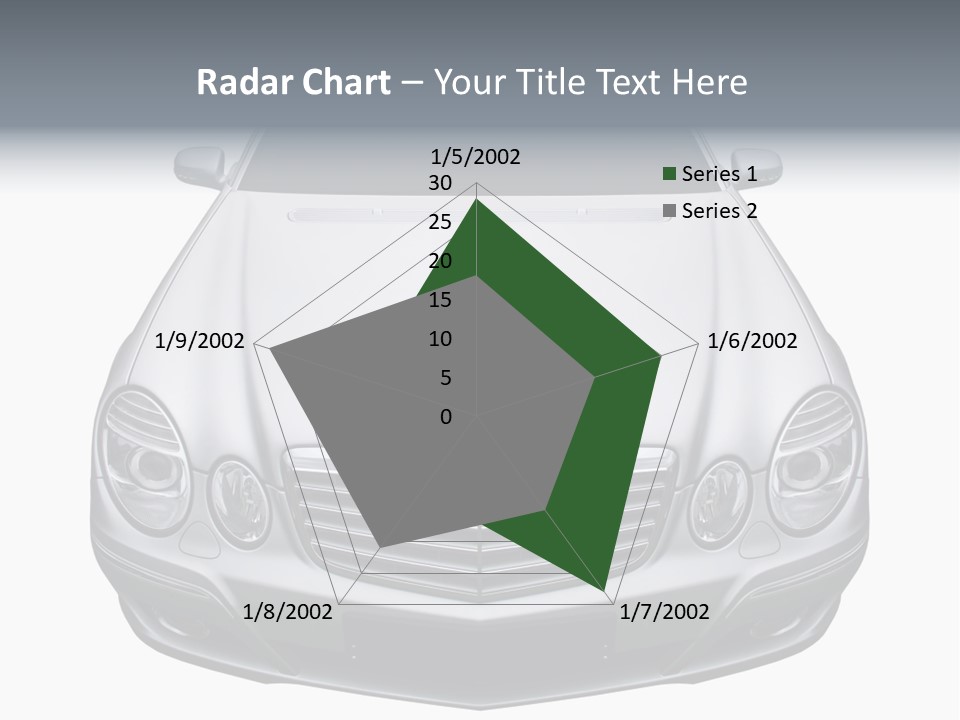 Looking Up At The Sky PowerPoint Template