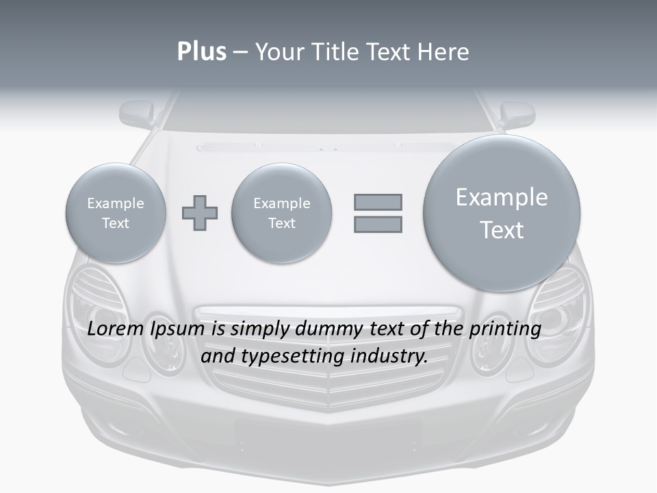 Looking Up At The Sky PowerPoint Template