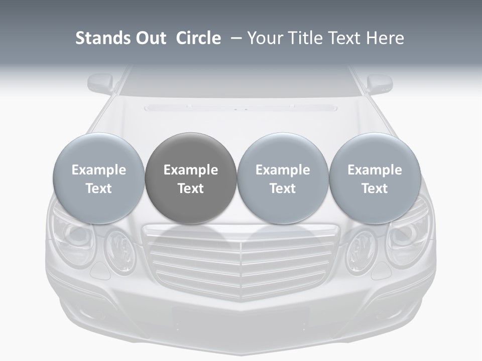 Looking Up At The Sky PowerPoint Template