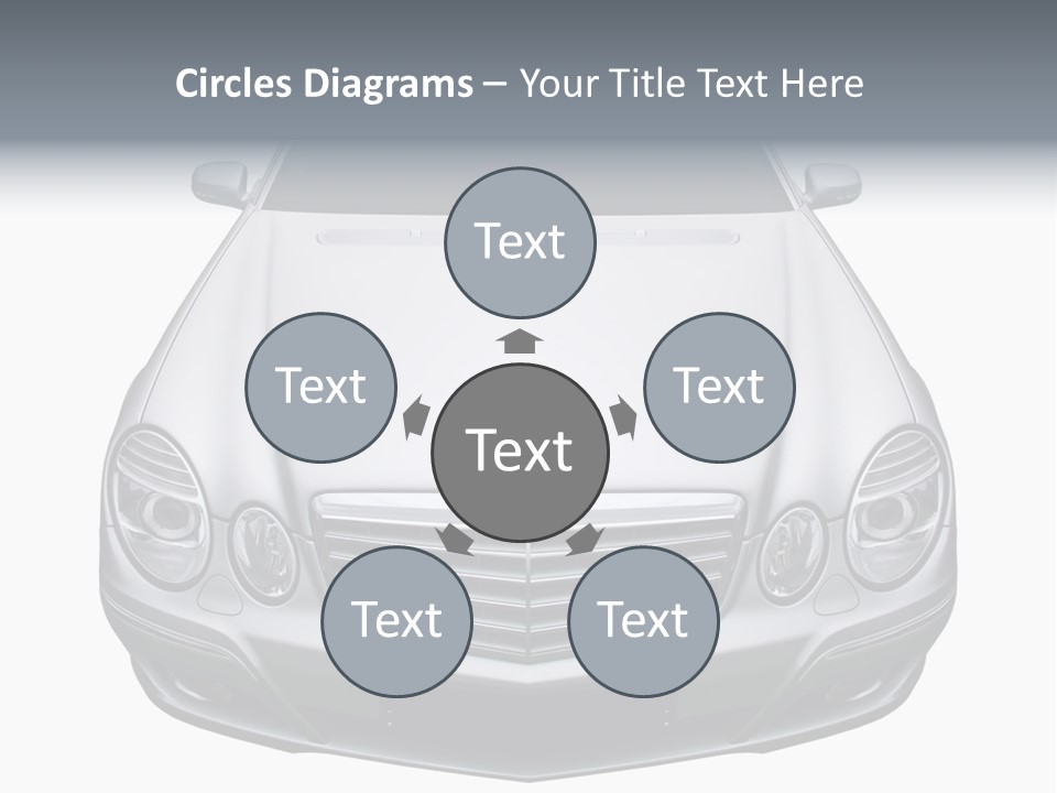 Looking Up At The Sky PowerPoint Template