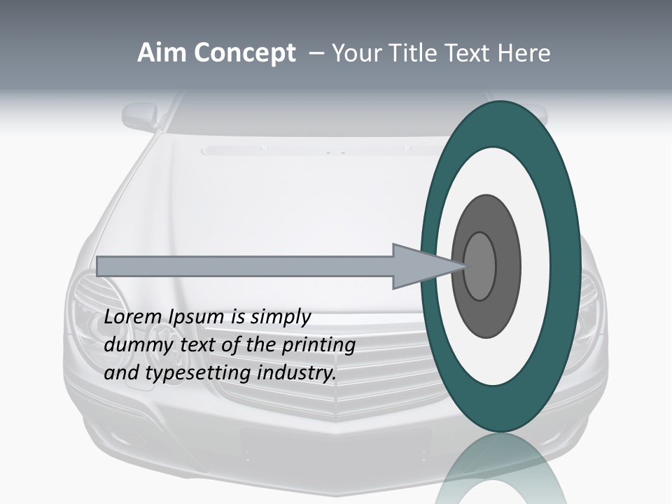 Looking Up At The Sky PowerPoint Template