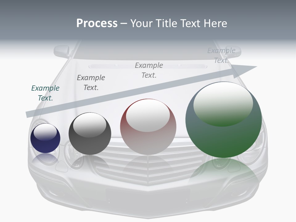 Looking Up At The Sky PowerPoint Template