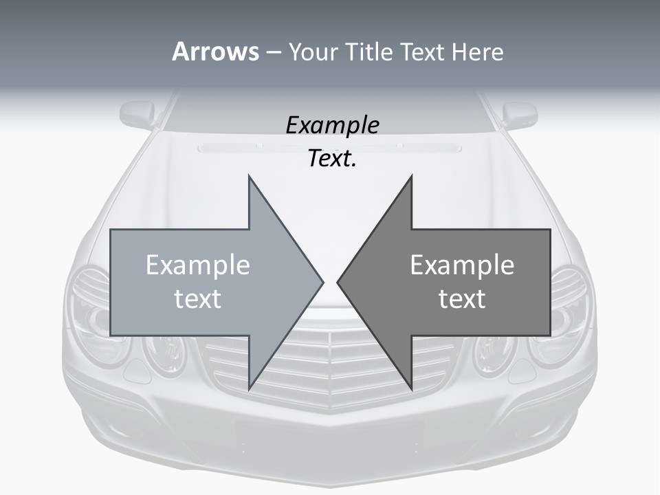 Looking Up At The Sky PowerPoint Template