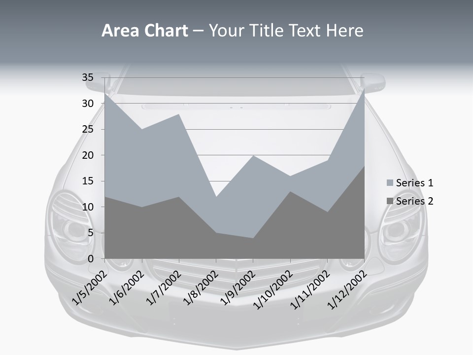Looking Up At The Sky PowerPoint Template