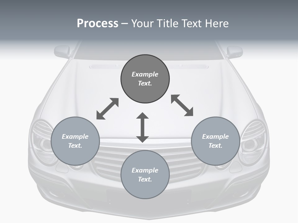 Looking Up At The Sky PowerPoint Template