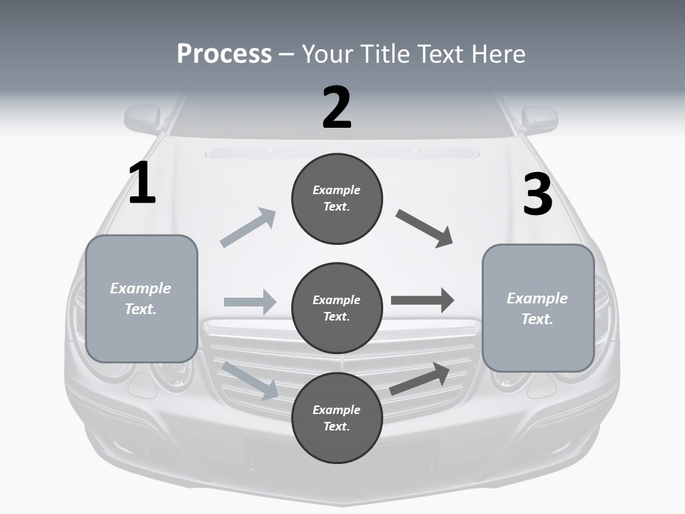 Looking Up At The Sky PowerPoint Template