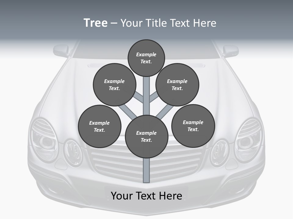 Looking Up At The Sky PowerPoint Template