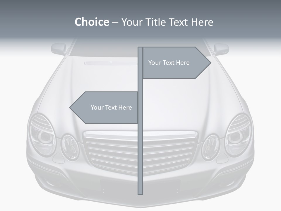 Looking Up At The Sky PowerPoint Template