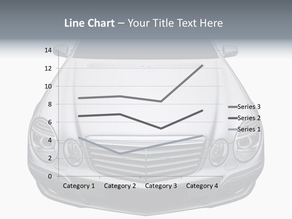 Looking Up At The Sky PowerPoint Template