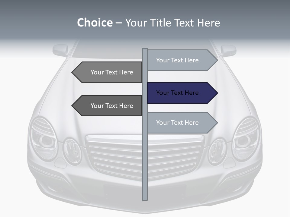 Looking Up At The Sky PowerPoint Template