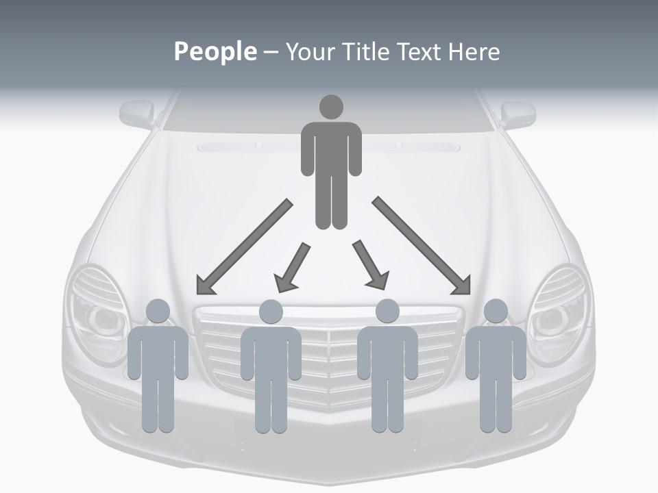 Looking Up At The Sky PowerPoint Template