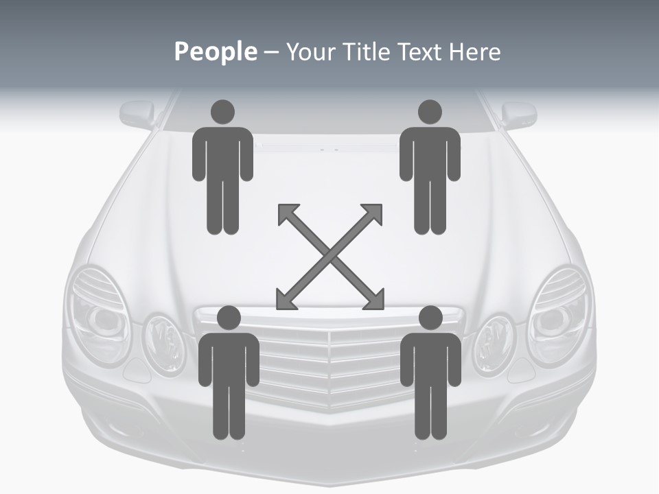 Looking Up At The Sky PowerPoint Template