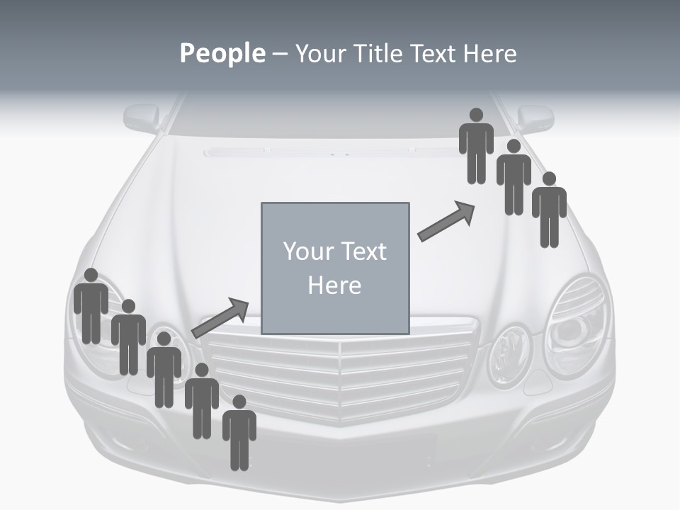 Looking Up At The Sky PowerPoint Template