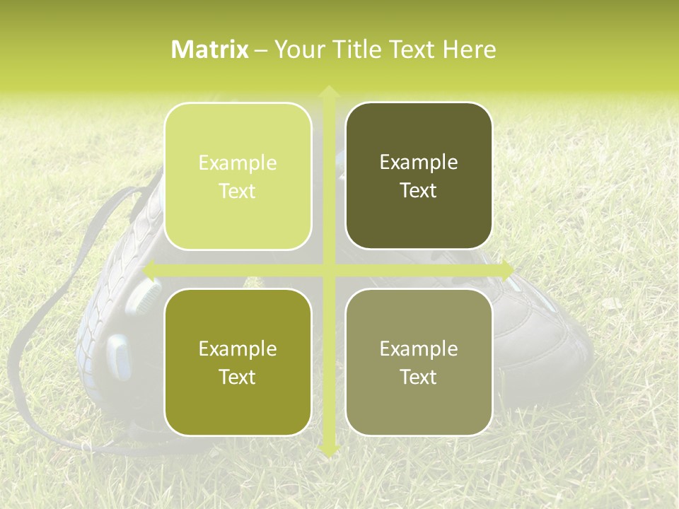 Soccer Shoes PowerPoint Template