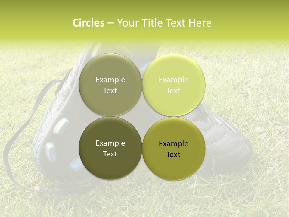 Soccer Shoes PowerPoint Template