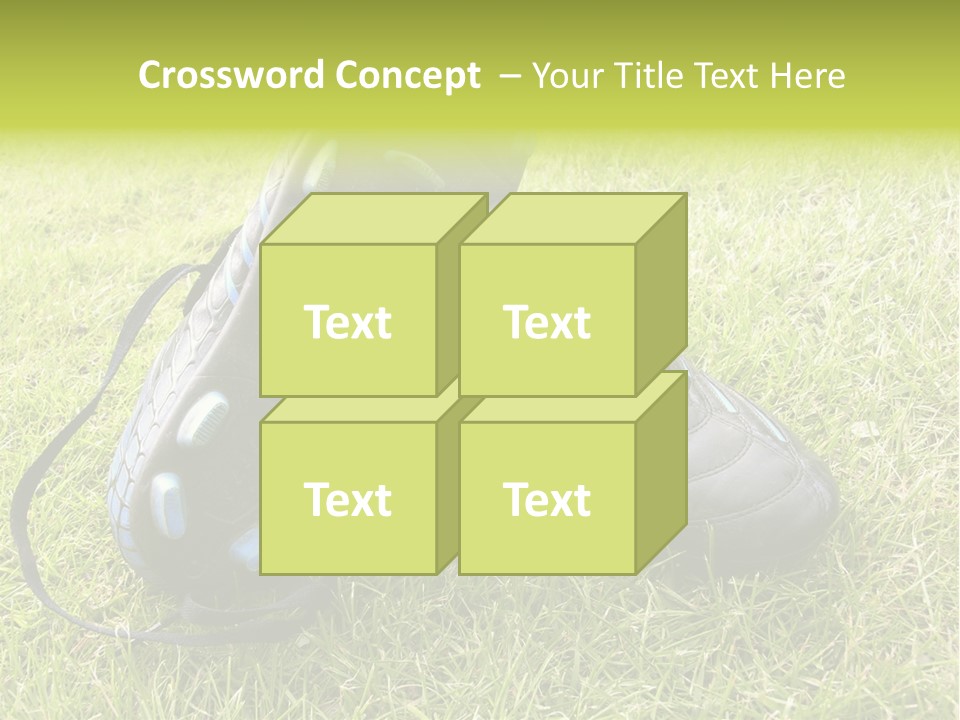 Soccer Shoes PowerPoint Template
