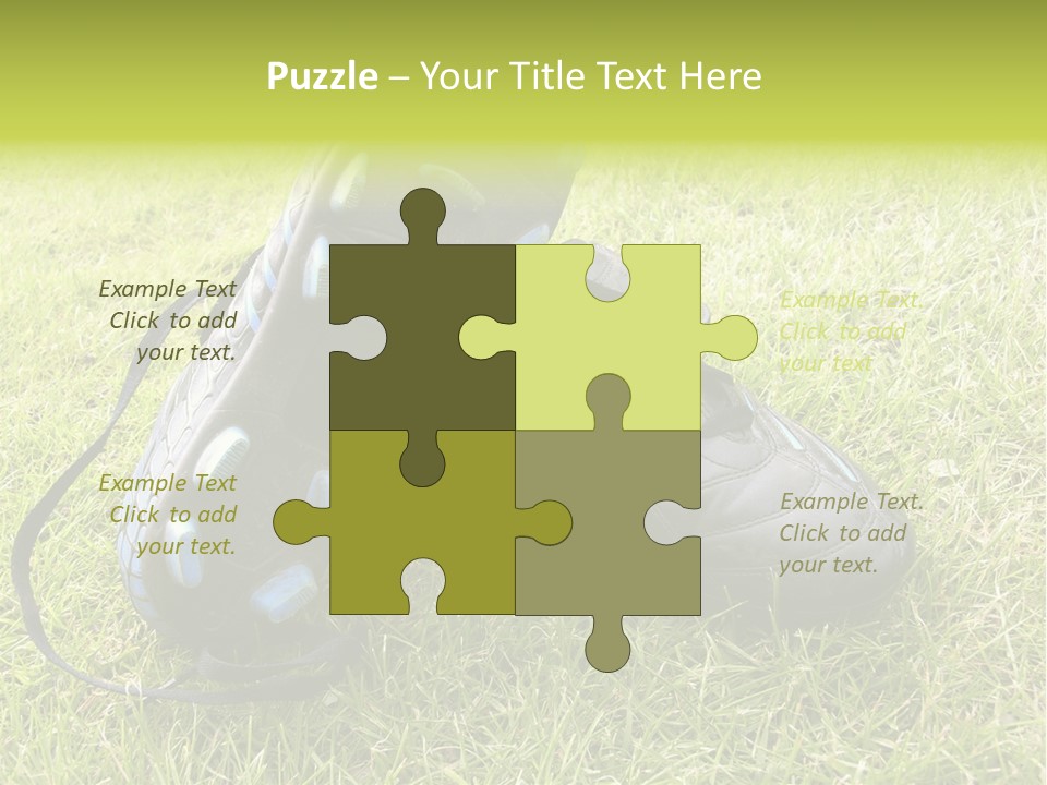 Soccer Shoes PowerPoint Template