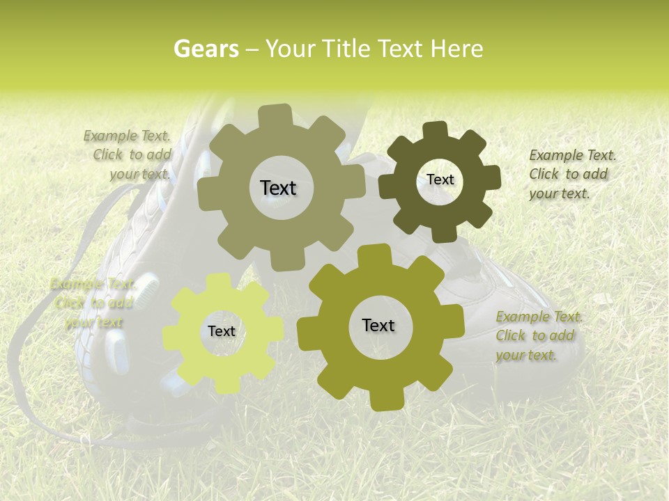 Soccer Shoes PowerPoint Template