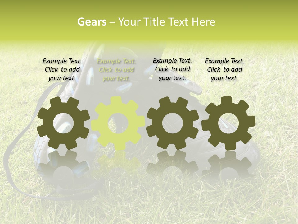 Soccer Shoes PowerPoint Template