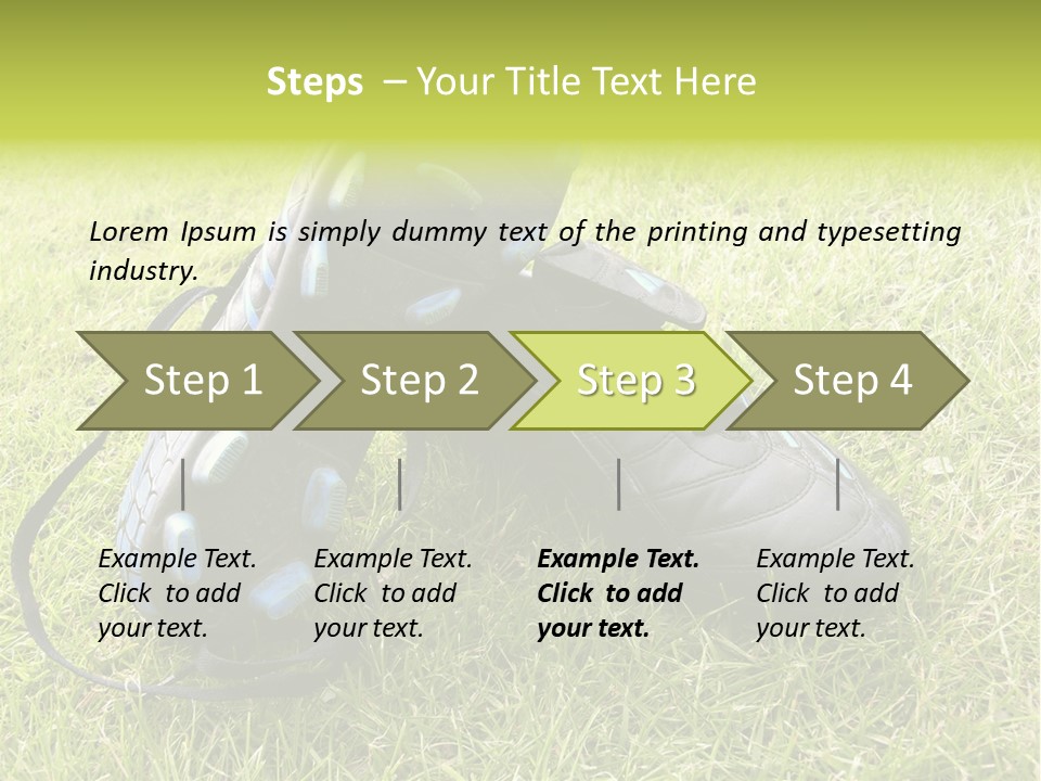 Soccer Shoes PowerPoint Template