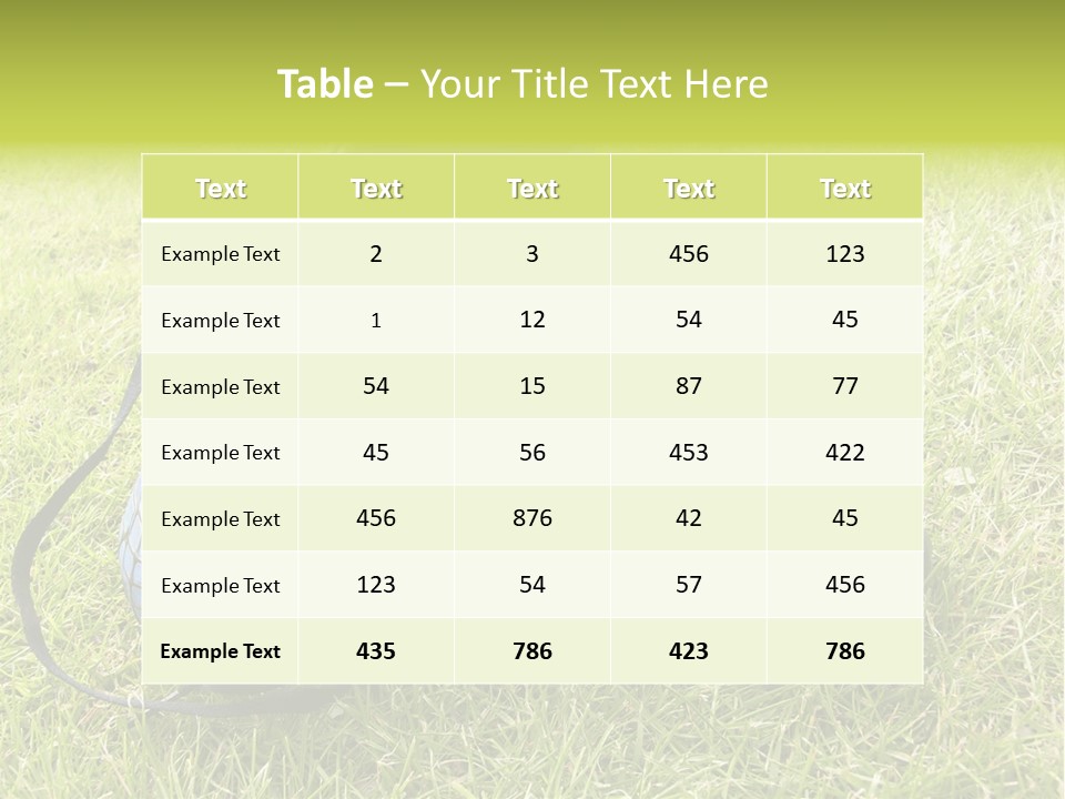 Soccer Shoes PowerPoint Template