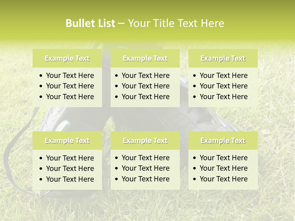 Soccer Shoes PowerPoint Template