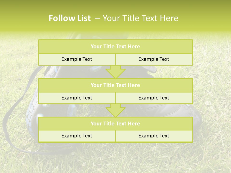 Soccer Shoes PowerPoint Template