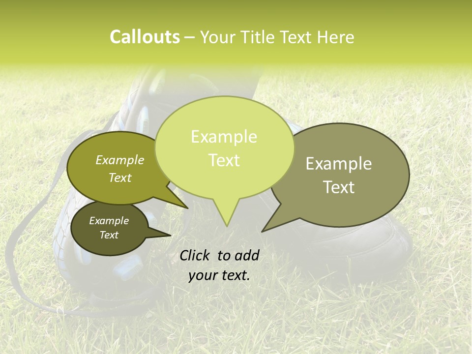 Soccer Shoes PowerPoint Template