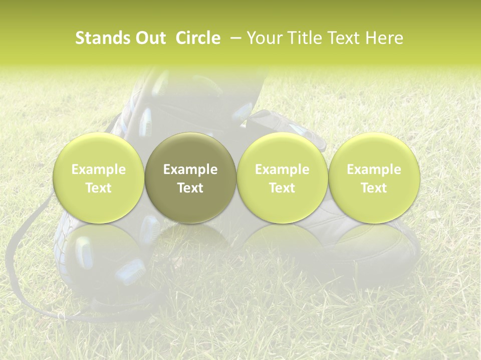 Soccer Shoes PowerPoint Template