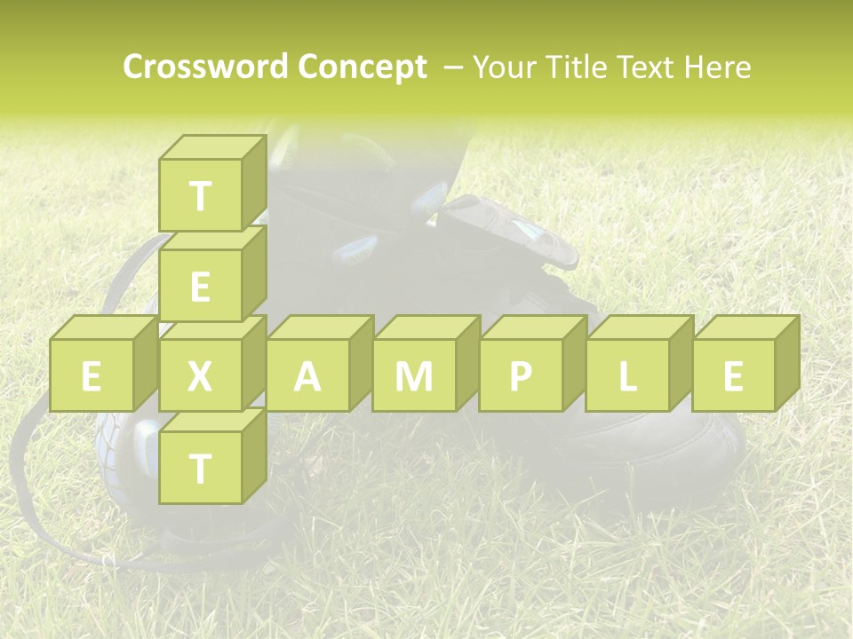 Soccer Shoes PowerPoint Template