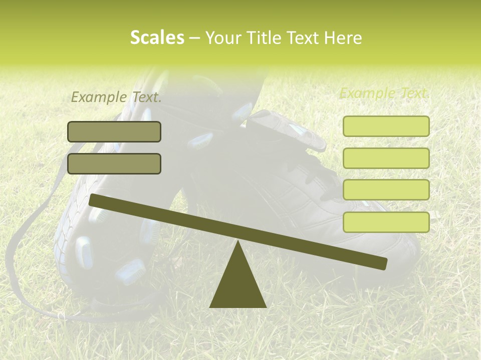 Soccer Shoes PowerPoint Template