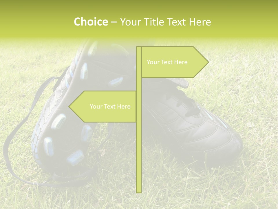 Soccer Shoes PowerPoint Template