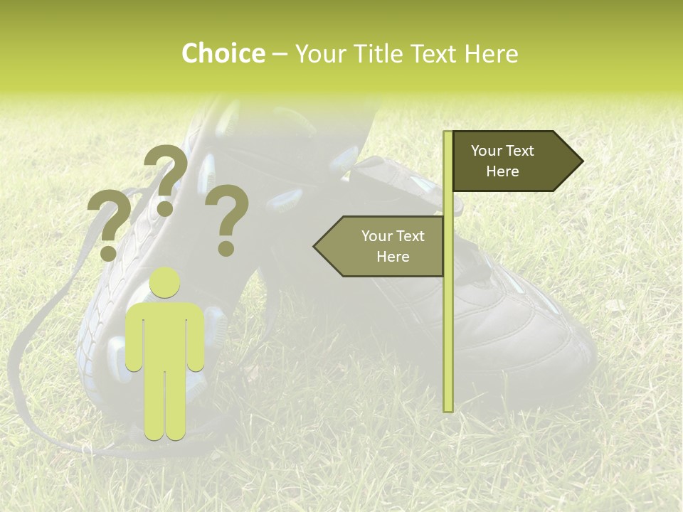 Soccer Shoes PowerPoint Template