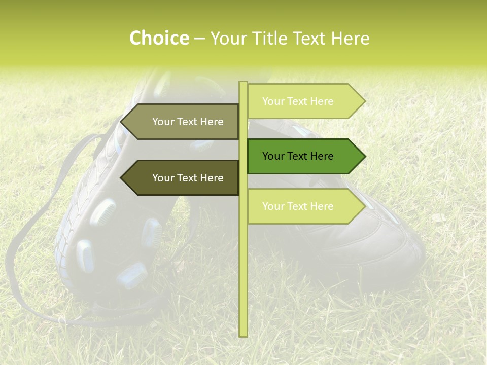 Soccer Shoes PowerPoint Template