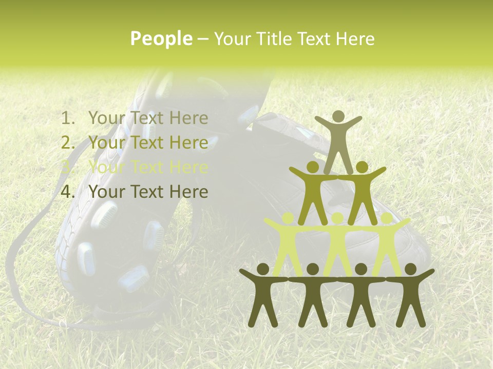 Soccer Shoes PowerPoint Template