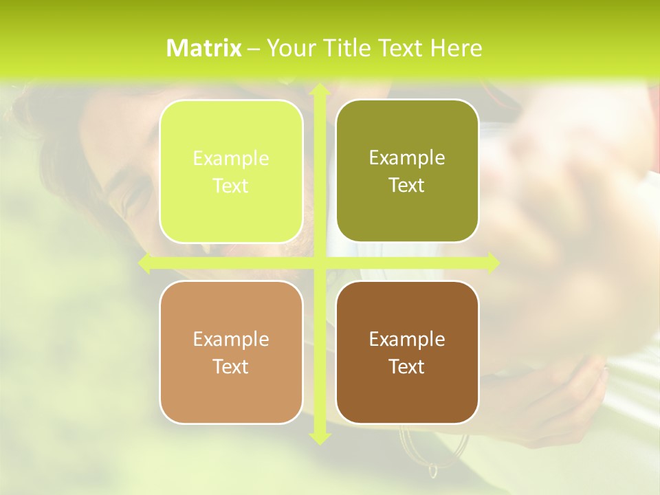 A Man Holding A Woman On His Back In A Field PowerPoint Template