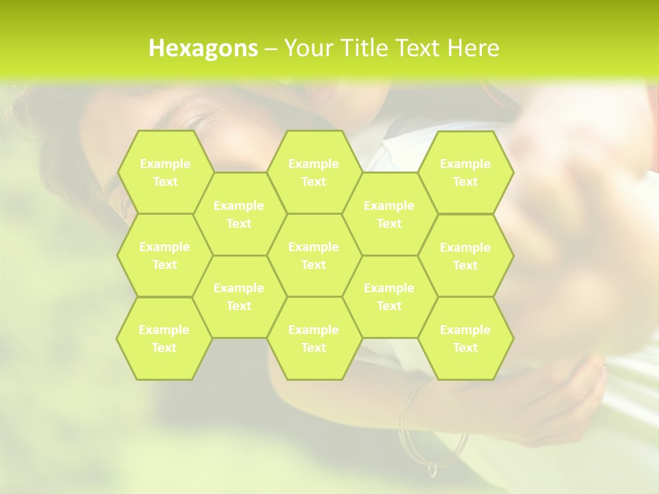 A Man Holding A Woman On His Back In A Field PowerPoint Template