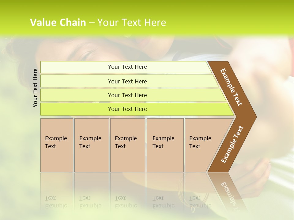 A Man Holding A Woman On His Back In A Field PowerPoint Template