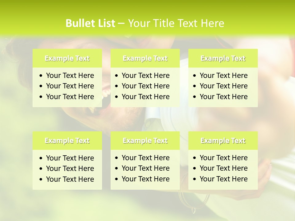 A Man Holding A Woman On His Back In A Field PowerPoint Template